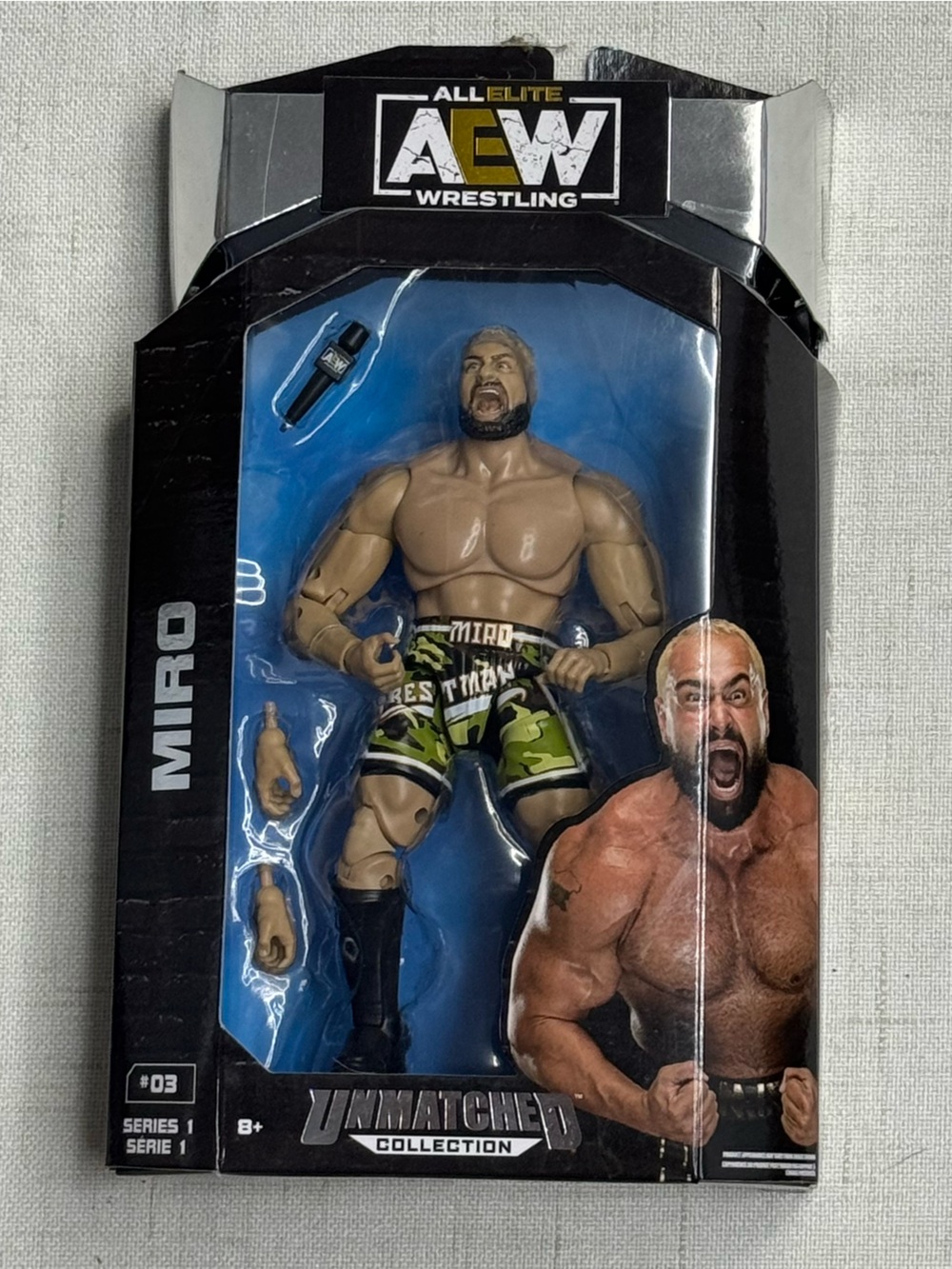 2021 AEW Jazwares Unmatched Collection Series 1 #03 Miro